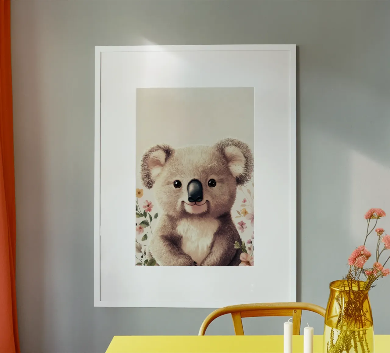 Hero #41: Koala in spring hahnemühle by farbenhelden