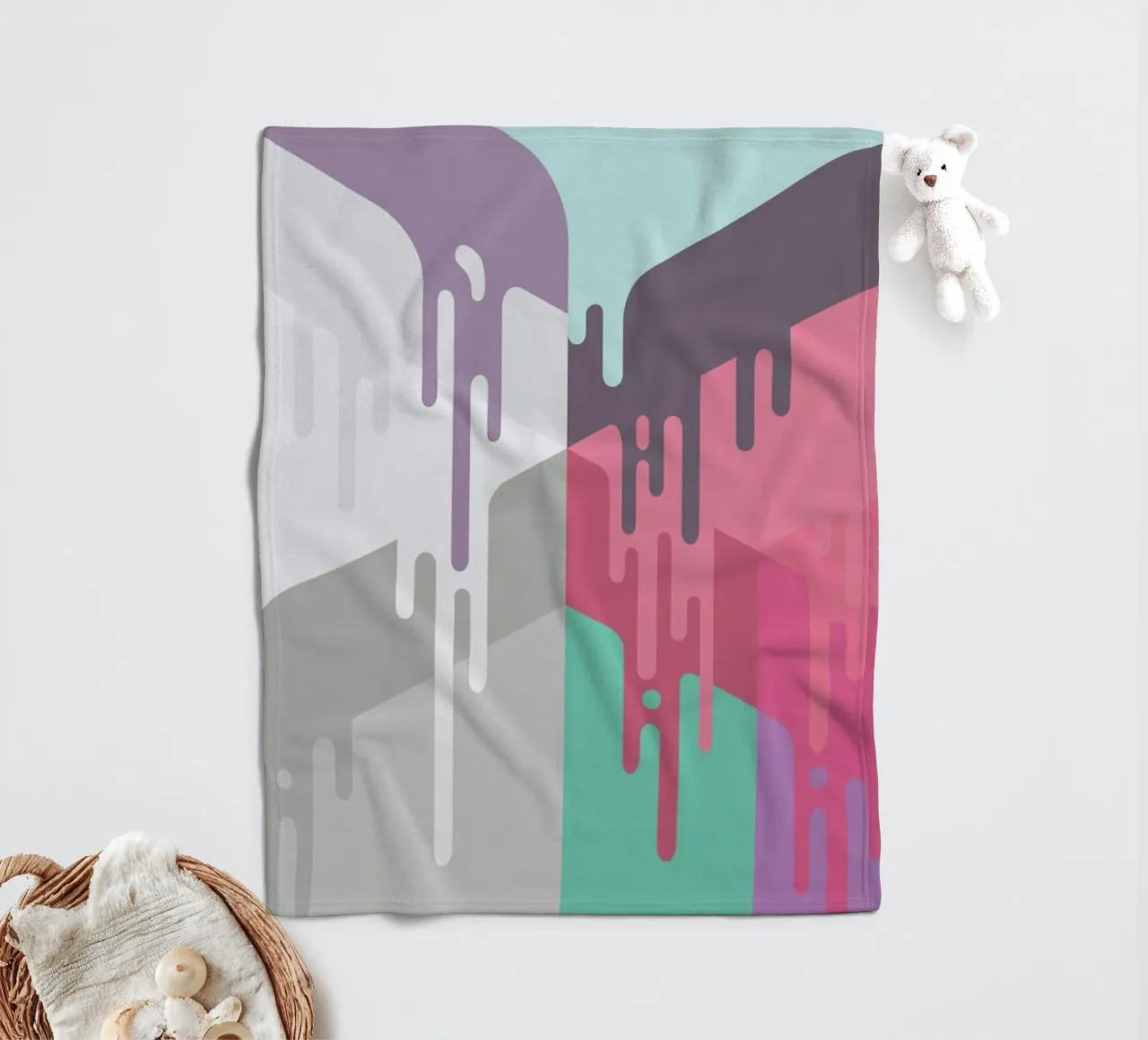 Drippy Fleecedecke von Tyler Dale