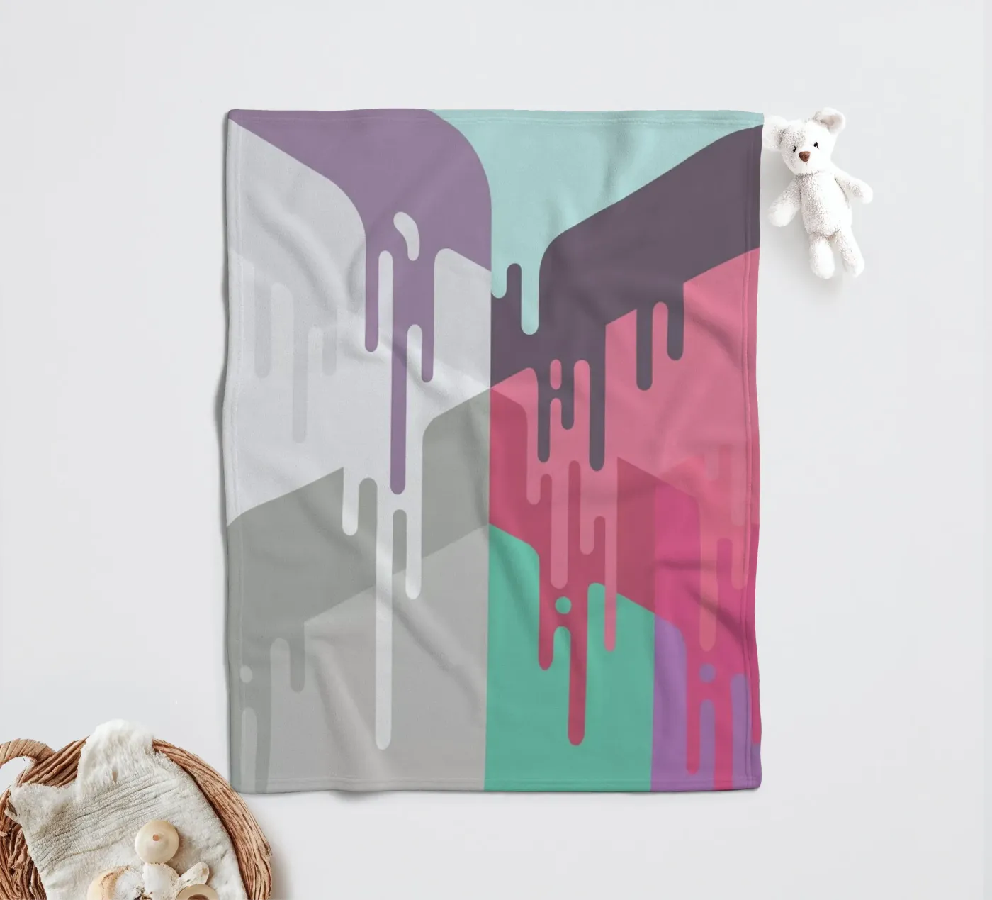 Drippy fleecedeken van Tyler Dale