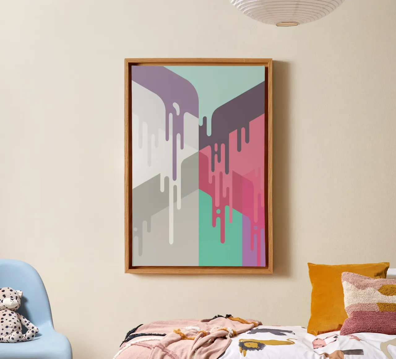 Drippy tela con Cornice a cassetta da Tyler Dale