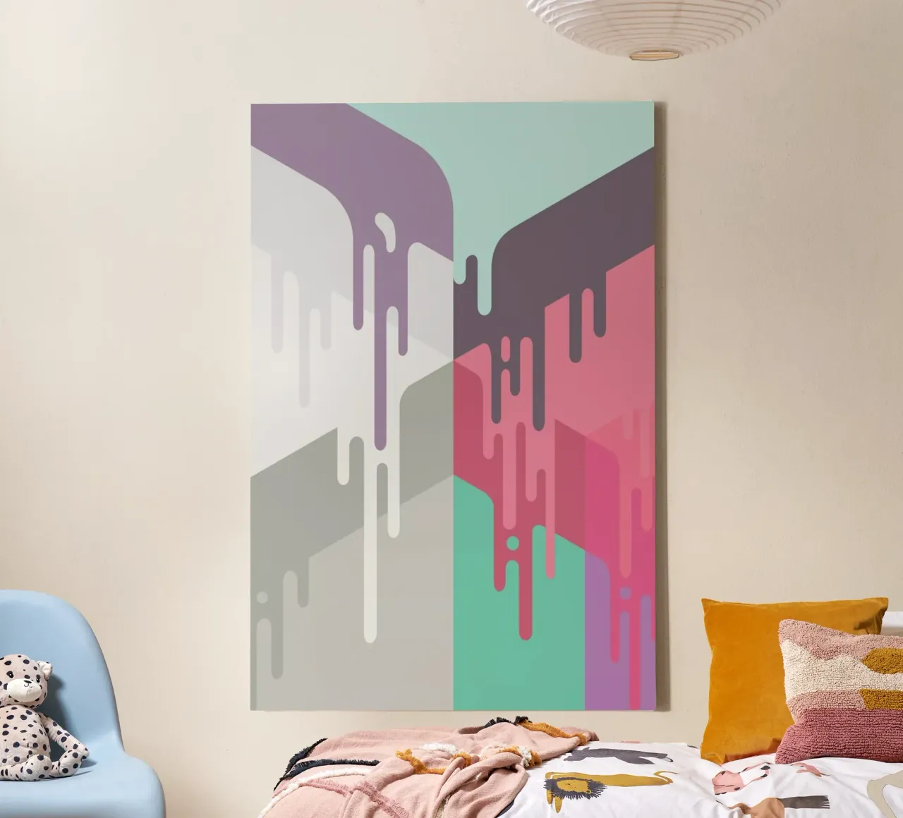 Drippy tela con Cornice a cassetta da Tyler Dale