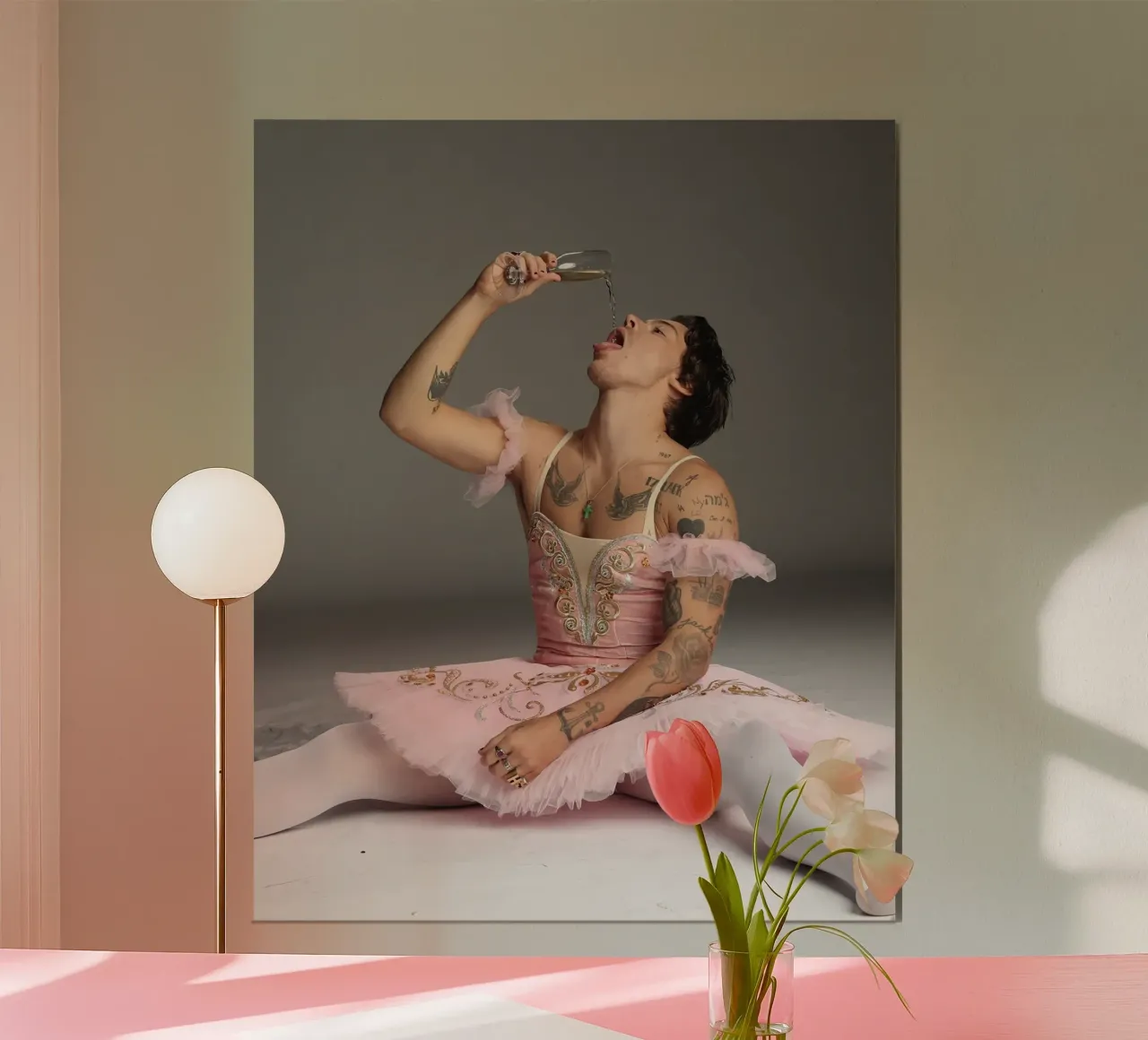 Magazine Cover By Vogue x Harry Styles poster con telaio in plastica da Retro Store