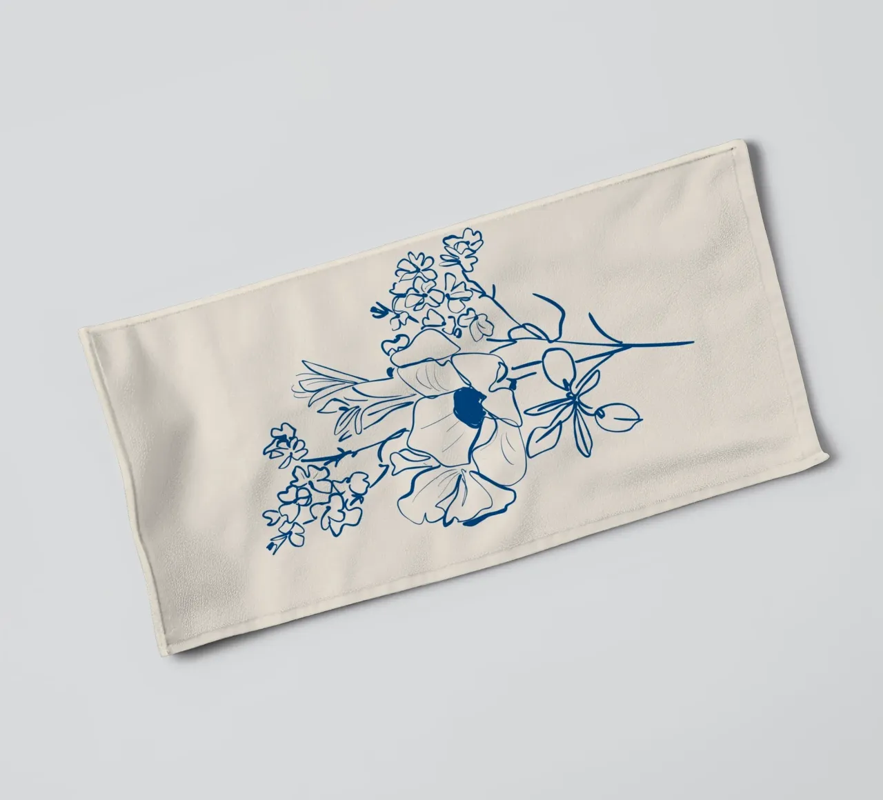 Linea d'arte floreale 15 asciugamano da bagno da LeaDArt