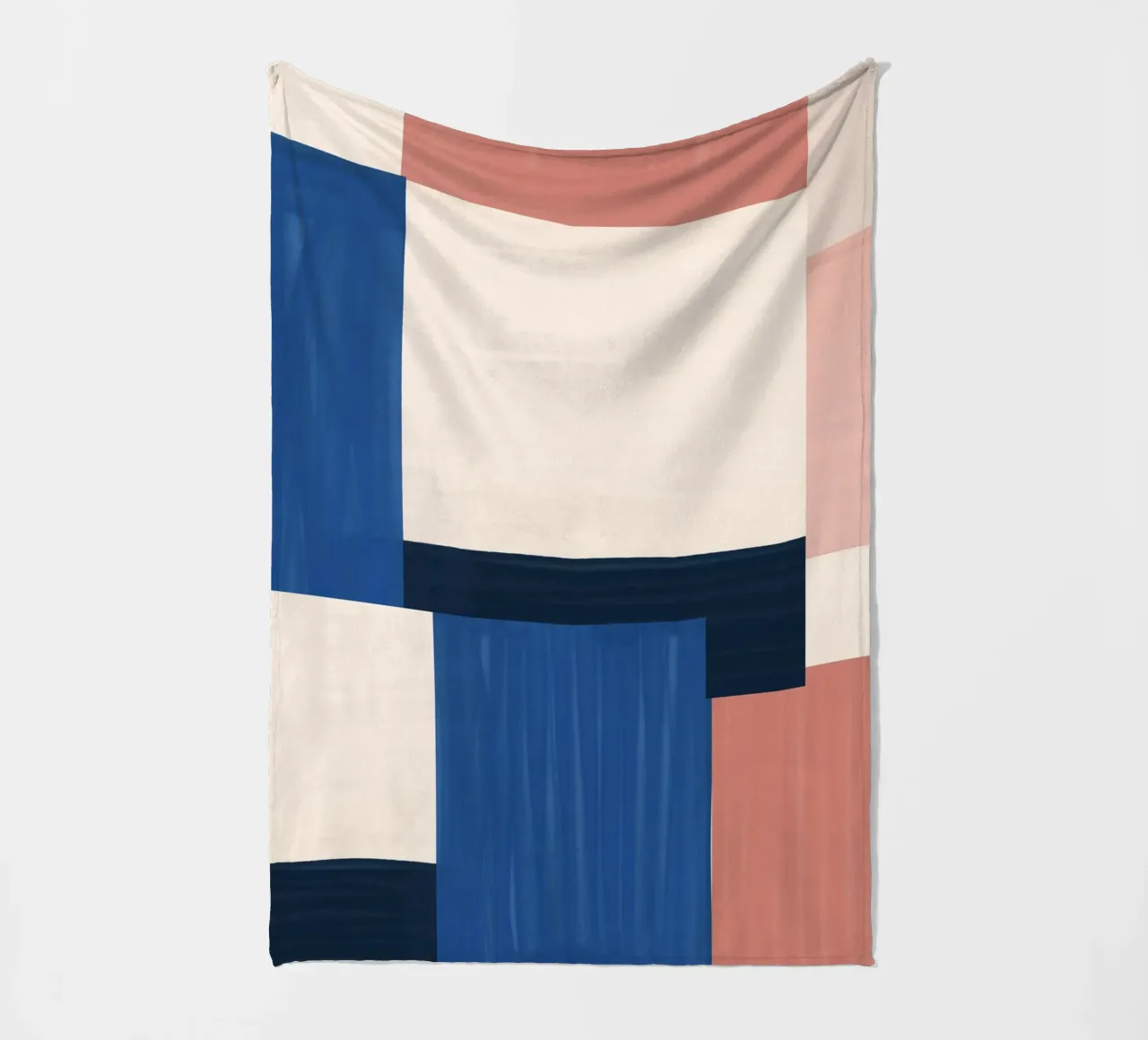 Minimalist Abstract 81 fleece blanket by LeaDArt
