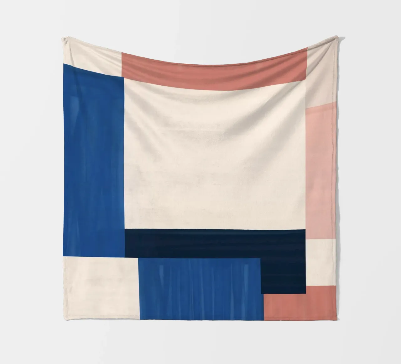 Minimalist Abstract 81 fleece blanket by LeaDArt