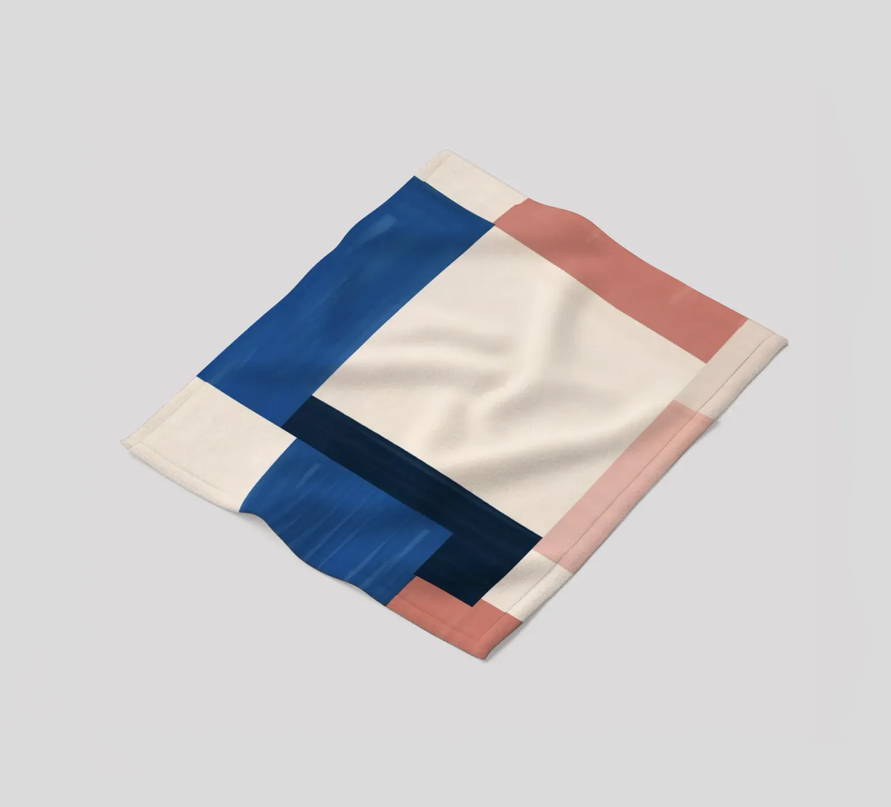 Minimalist Abstract 81 fleece blanket by LeaDArt