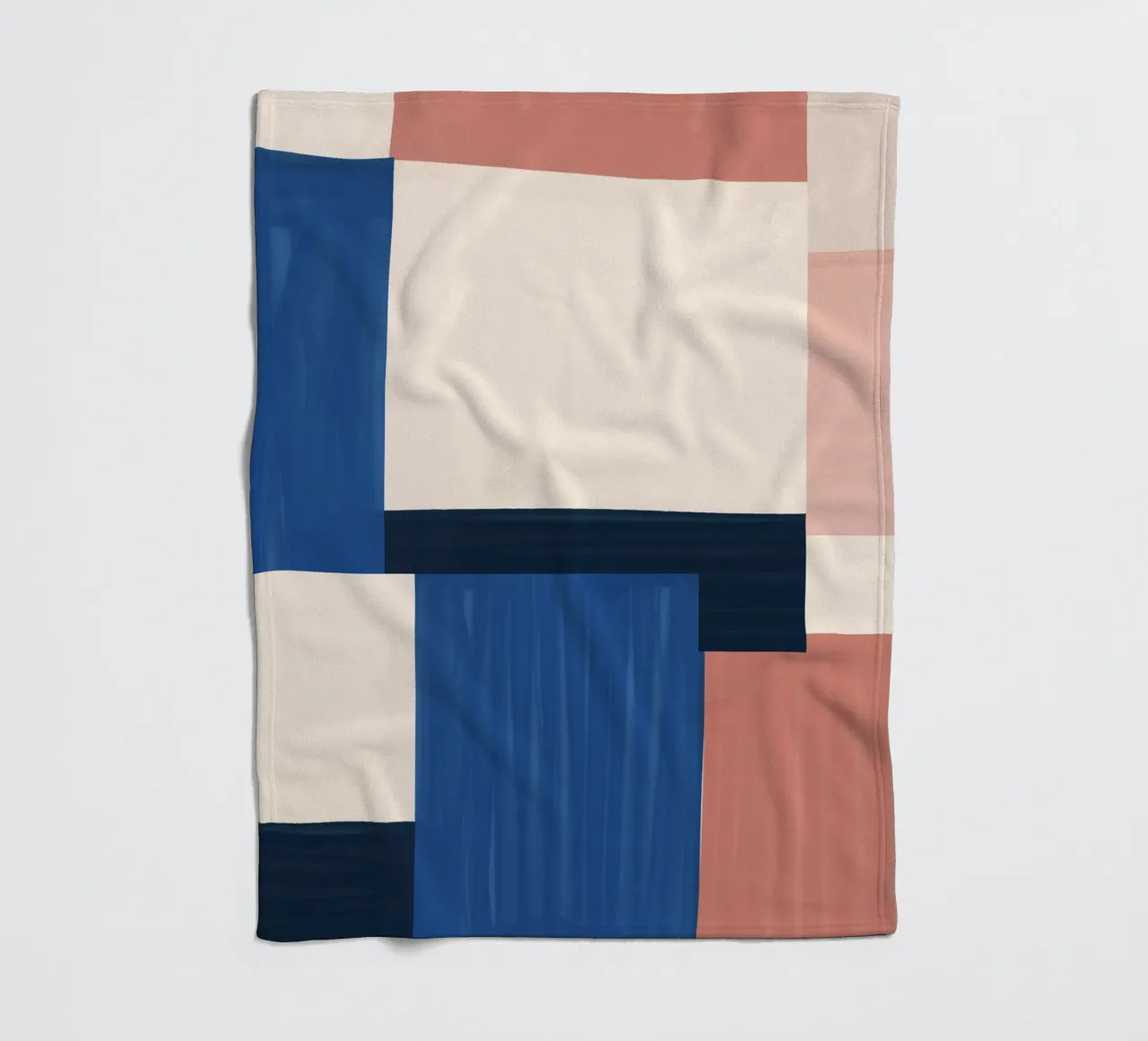 Minimalist Abstract 81 fleece blanket by LeaDArt
