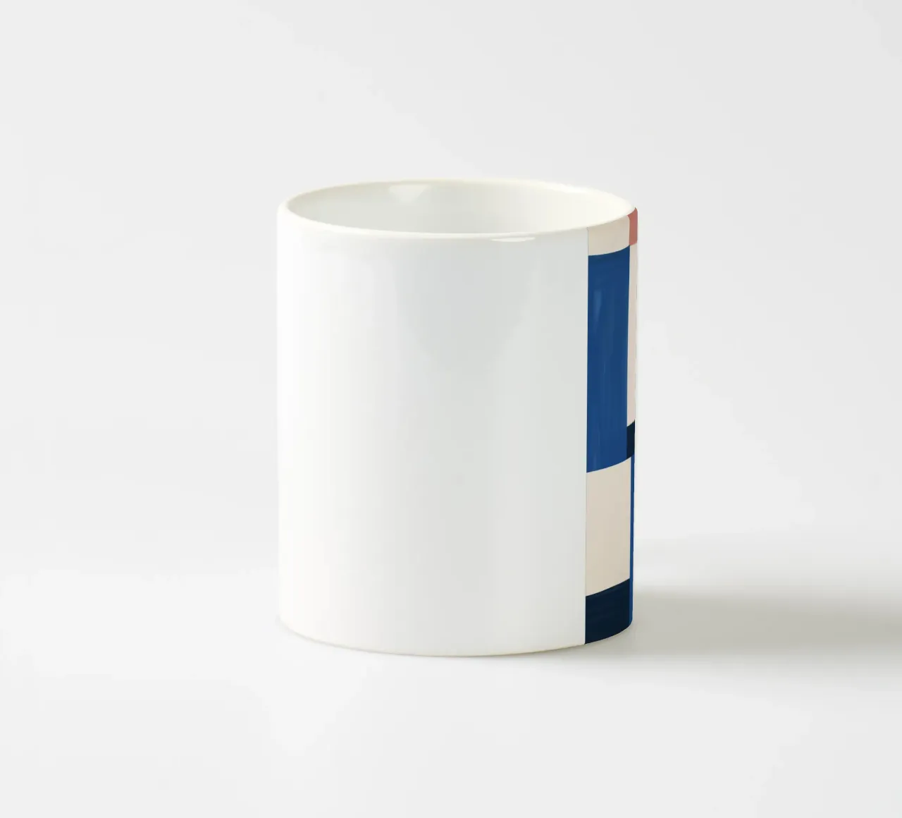 Minimalistisch abstract 81 keramische mok van LeaDArt