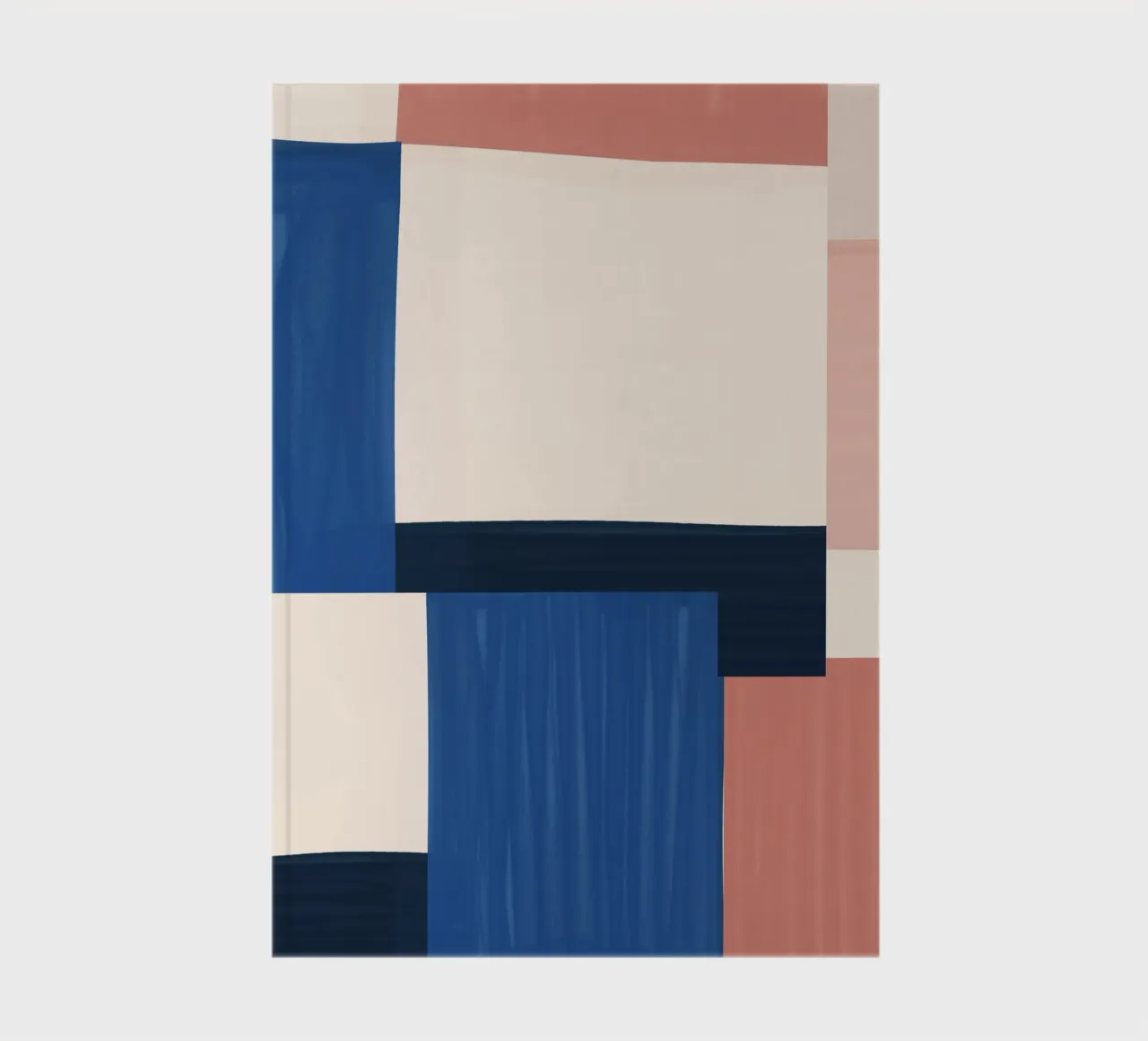 Minimalist Abstract 81 notebook by LeaDArt
