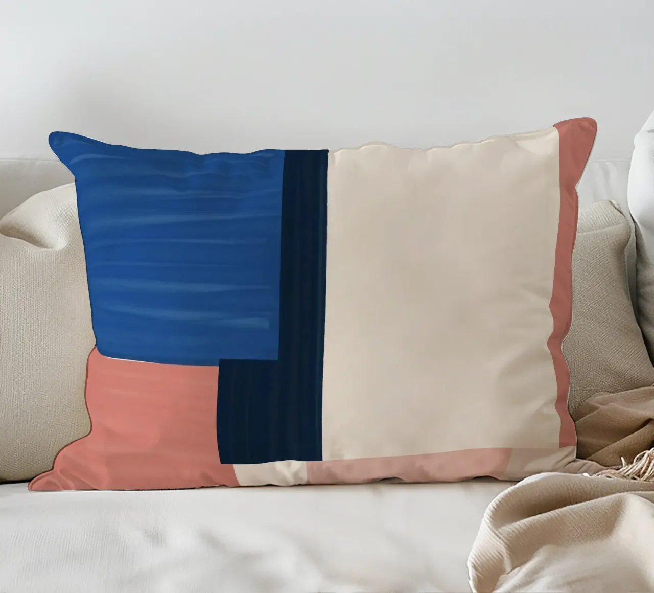 Minimalist Abstract 82 decorative cushion by LeaDArt