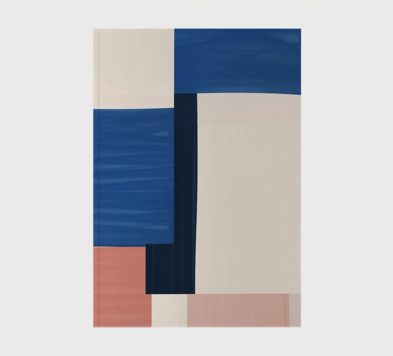 Minimalist Abstract 82 notebook by LeaDArt