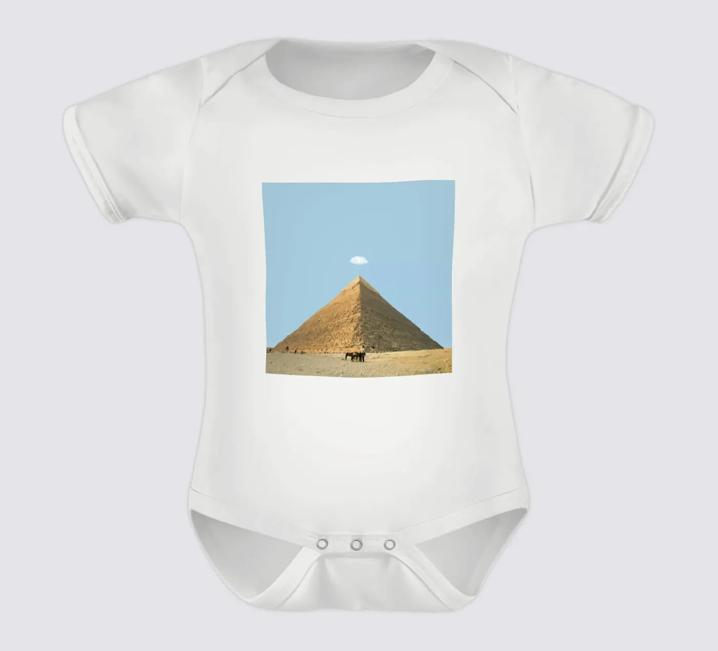 Cloud Eye Kurzarm Babybody von Rafael Burato