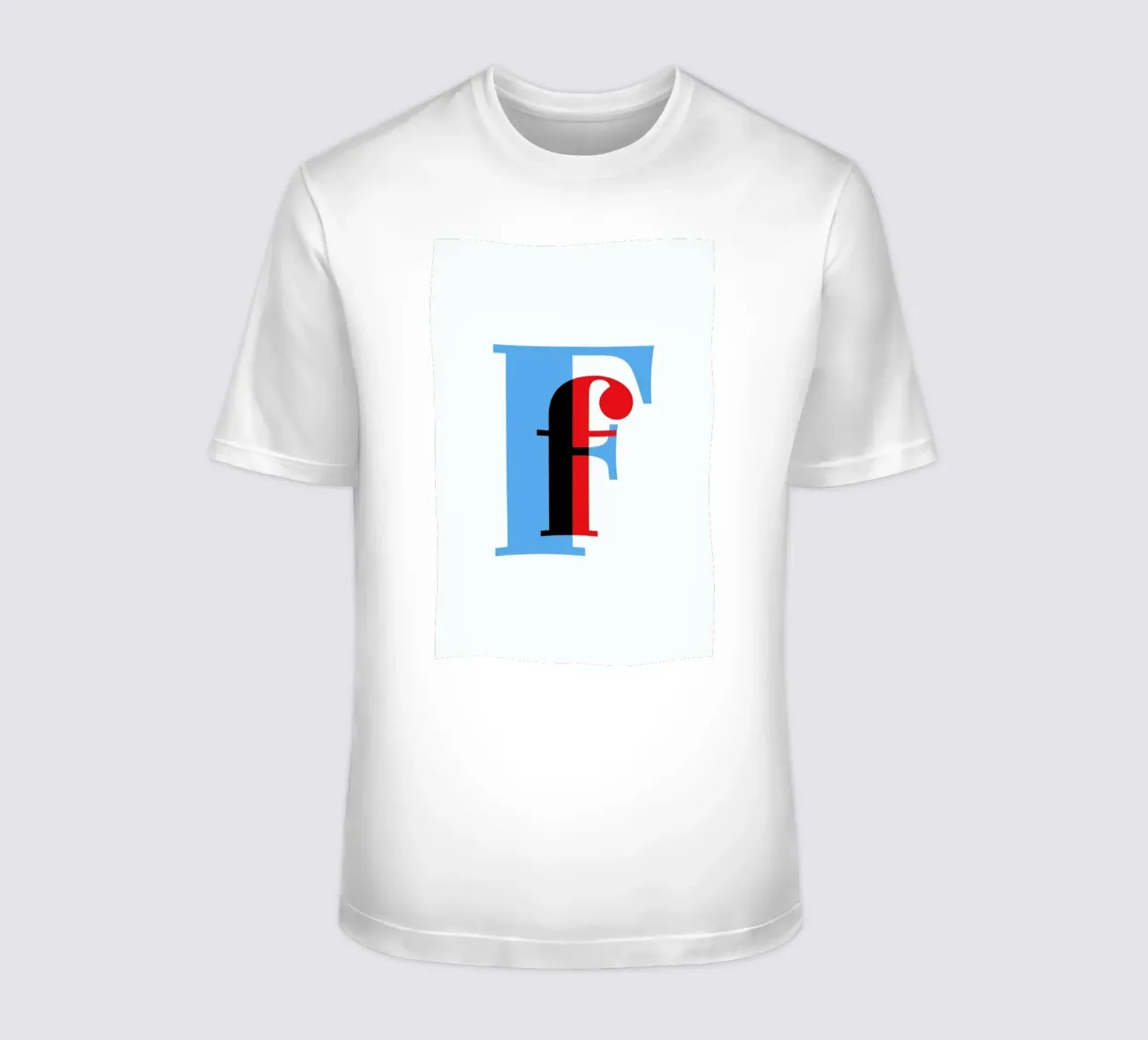 Cyan/Red F t-shirt da Studio One