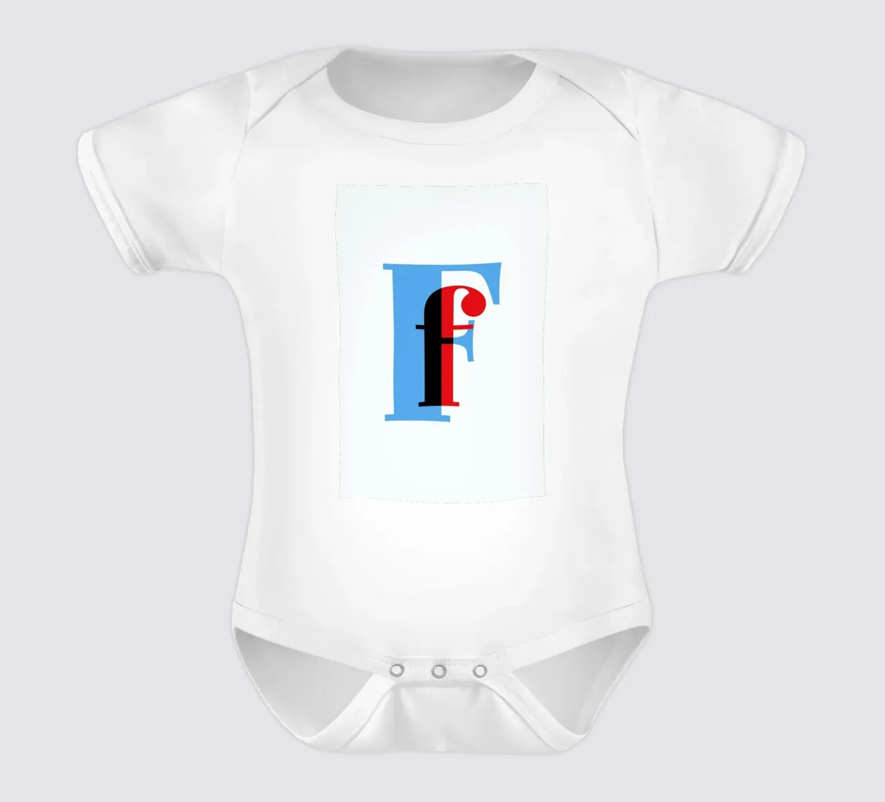 Cyan/Red F body neonato maniche corte da Studio One