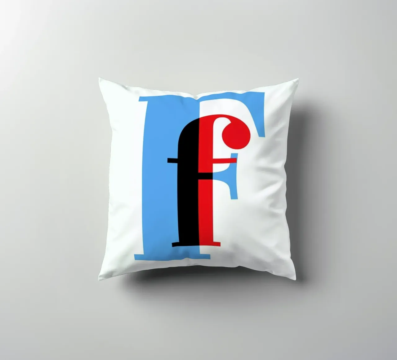 Cyan/Red F cuscino da Studio One