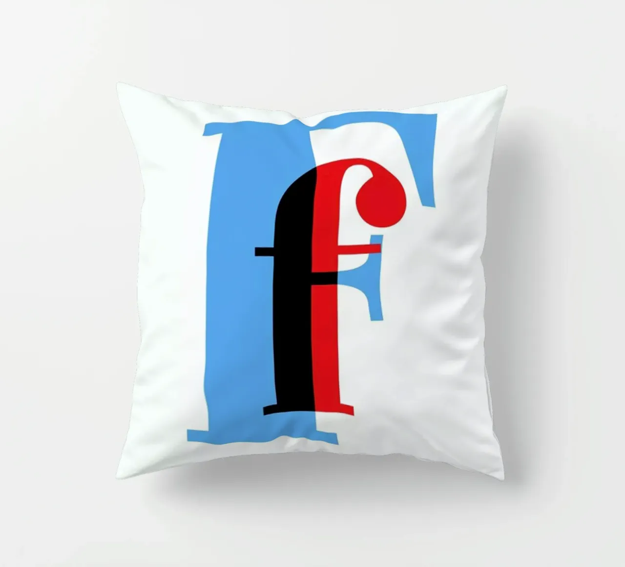 Cyan/Red F cuscino da Studio One