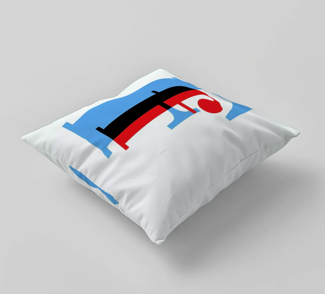 Cyan/Red F cuscino da Studio One