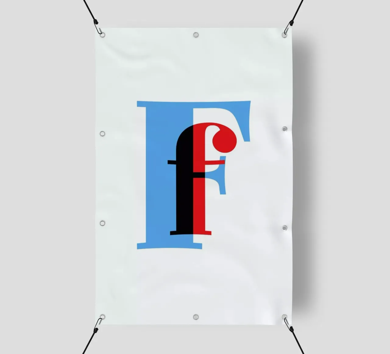 Cyan/Red F telo in pvc da Studio One