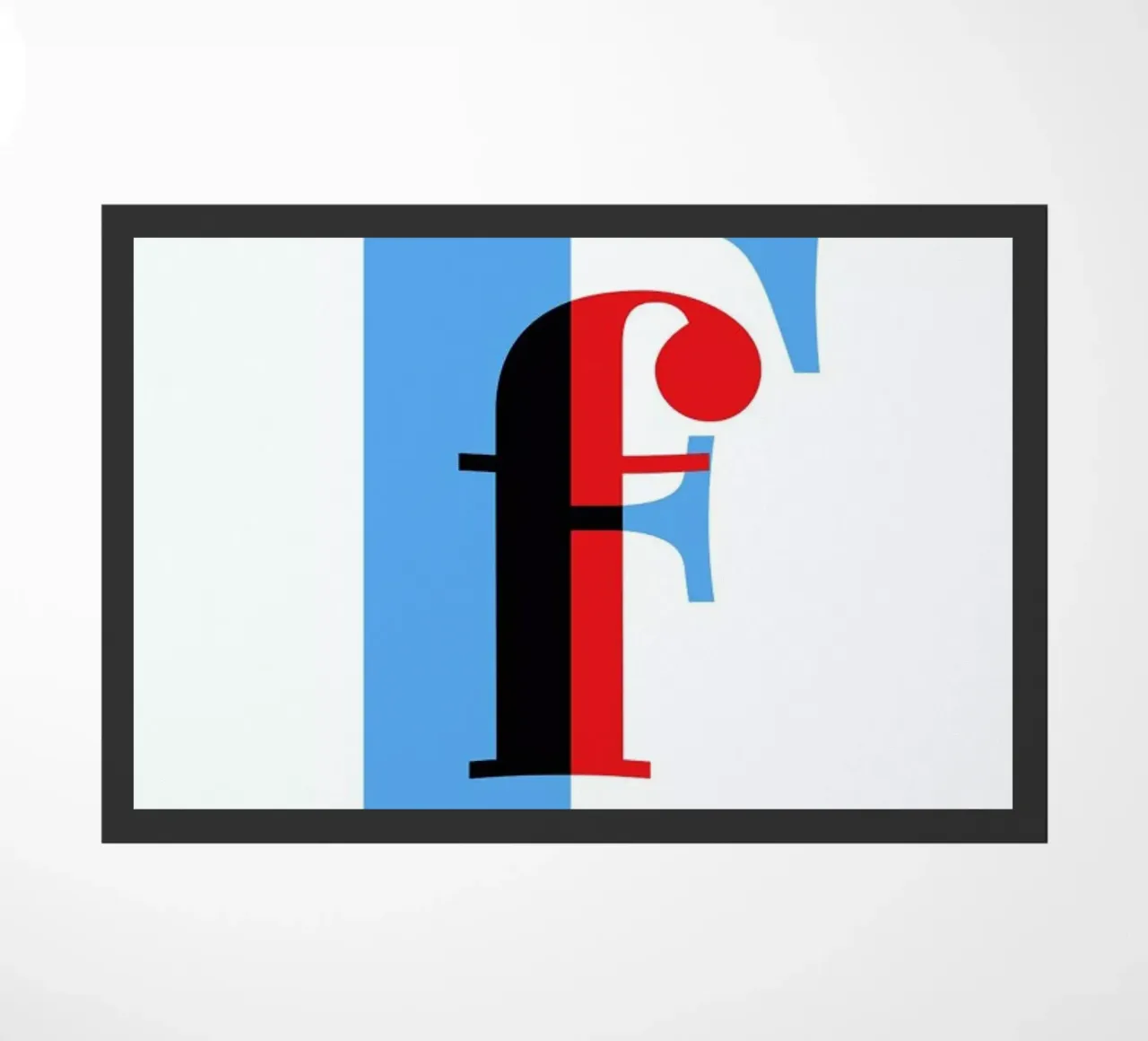 Cyan/Red F zerbino da Studio One