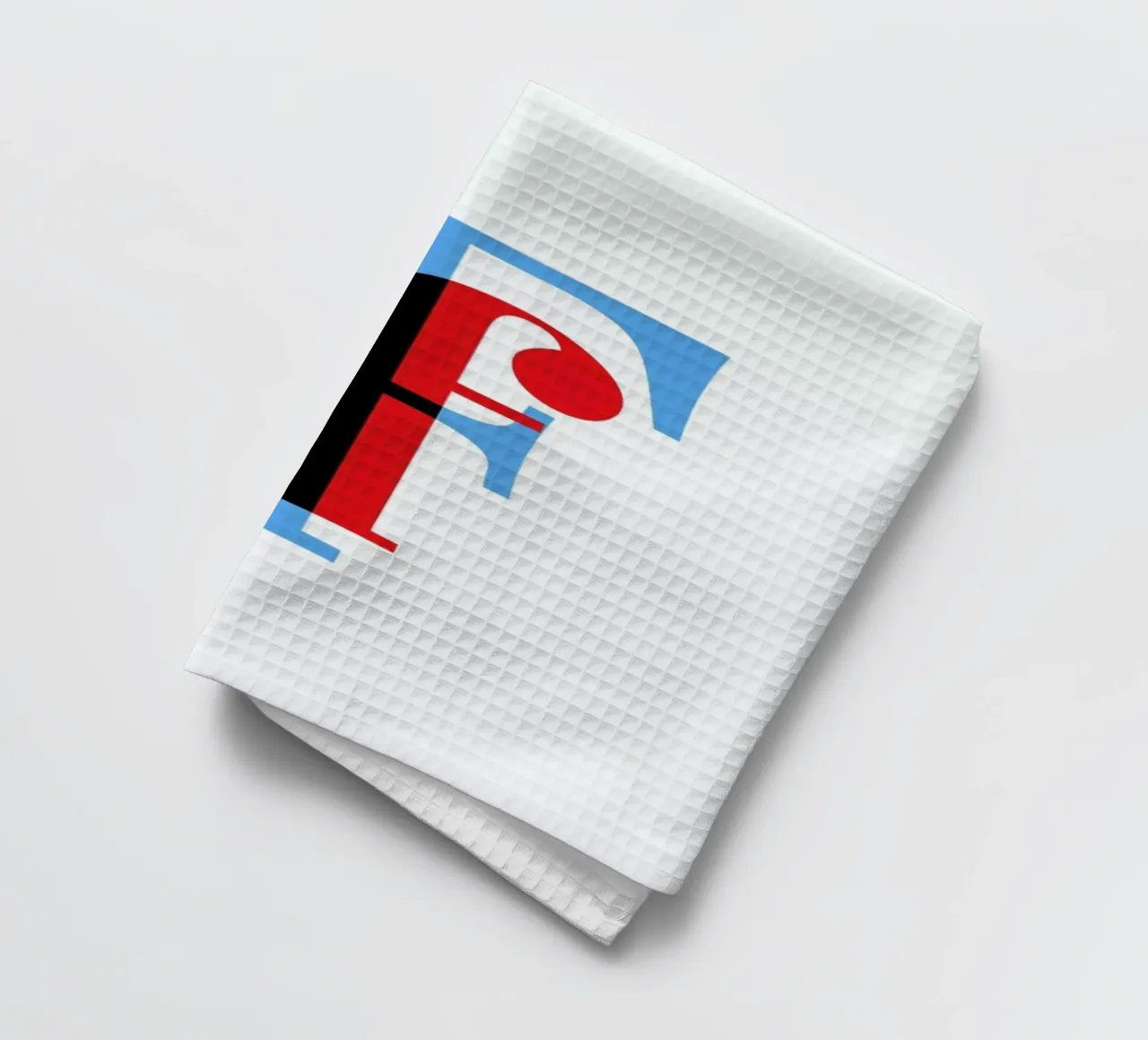 Cyan/Red F canovaccio da cucina da Studio One