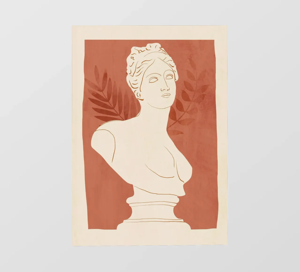 Busto minimalista 5 telo in pvc da LeaDArt
