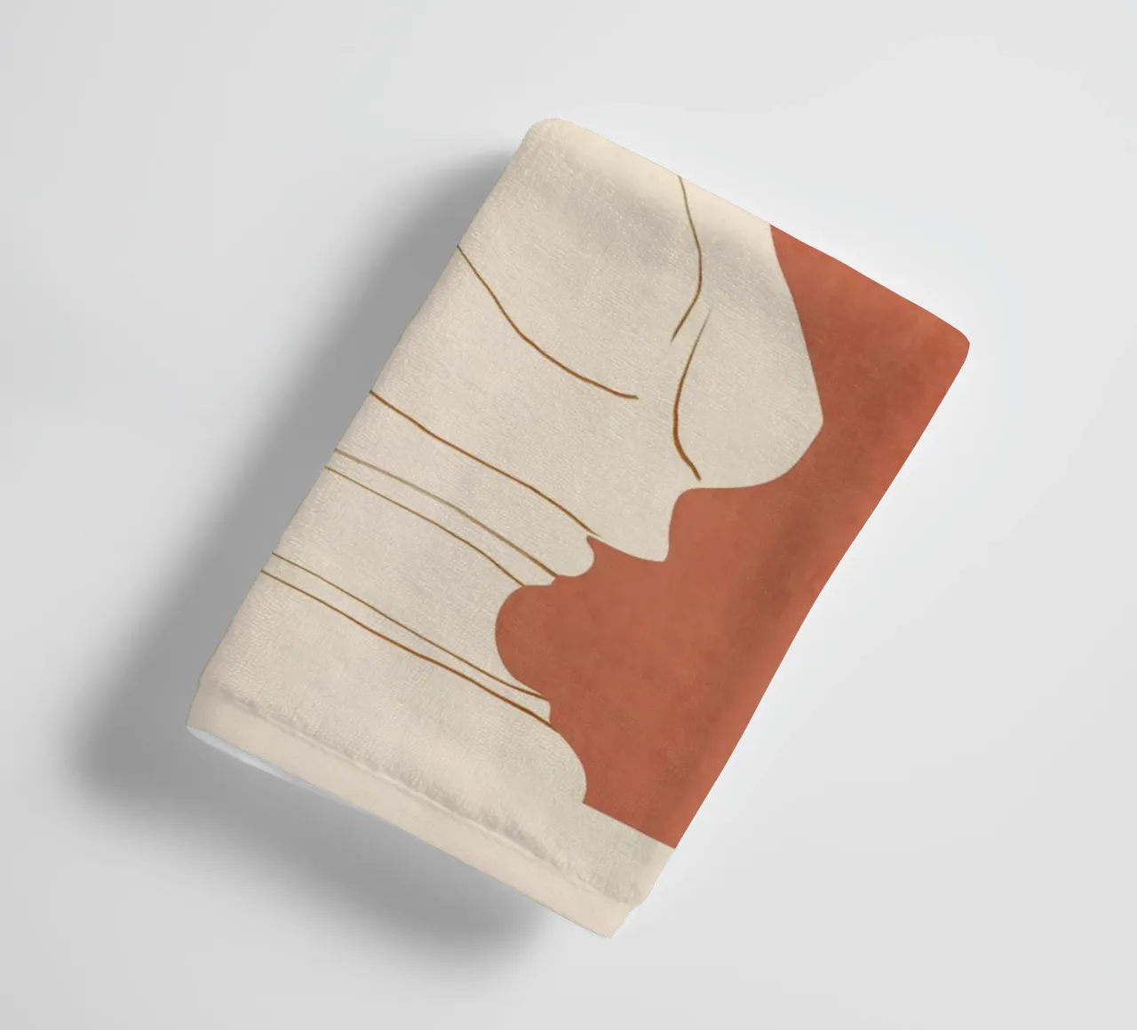 Busto minimalista 5 asciugamano da bagno da LeaDArt