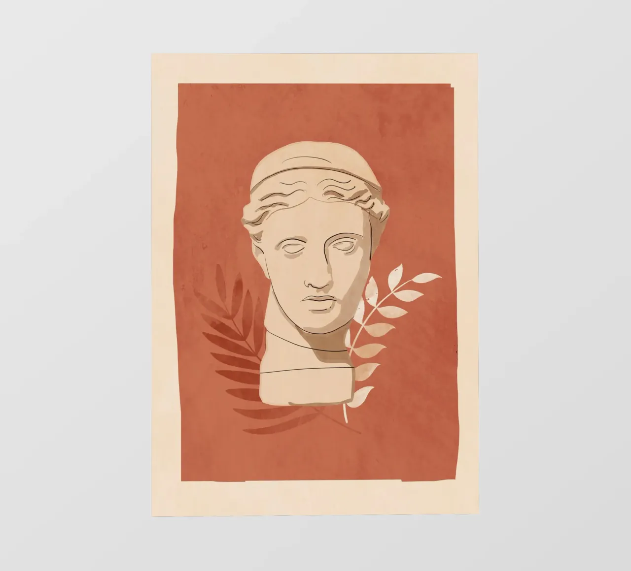 Busto minimalista 6 telo in pvc da LeaDArt