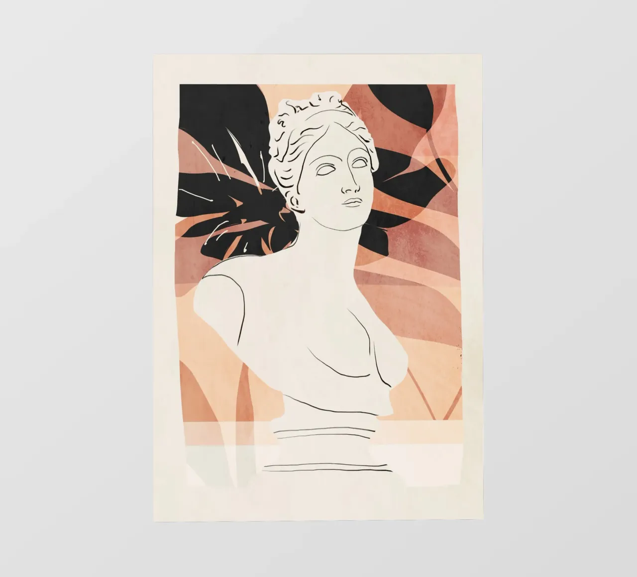 Busto astratto telo in pvc da LeaDArt