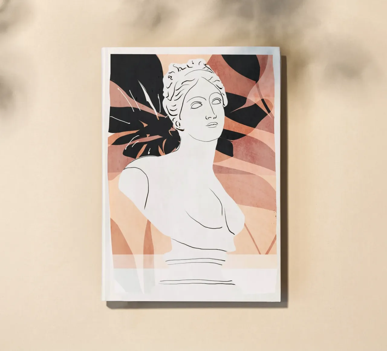 Abstract Bust notebook by LeaDArt