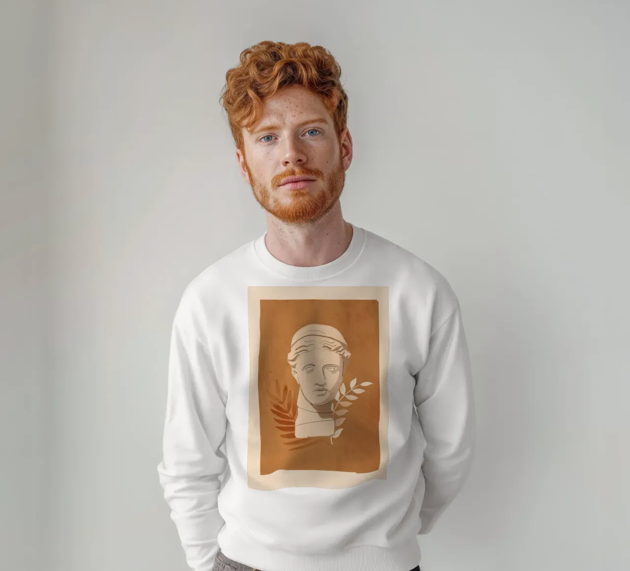 Busto minimalista 8 felpa da LeaDArt