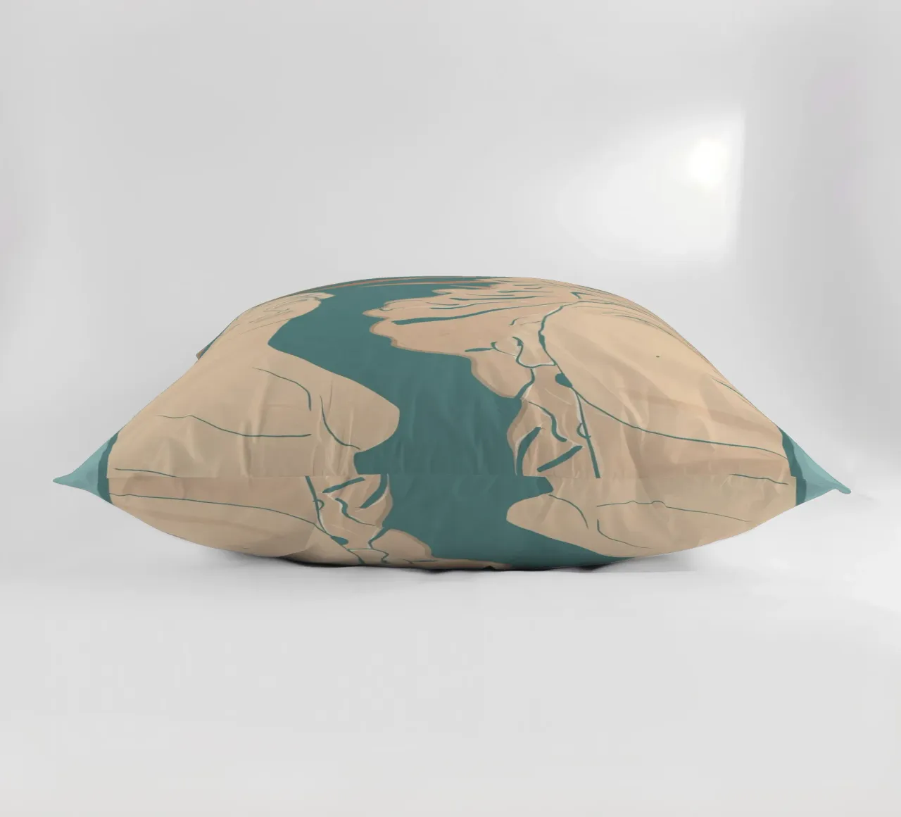 Busto astratto 2 cuscino da LeaDArt