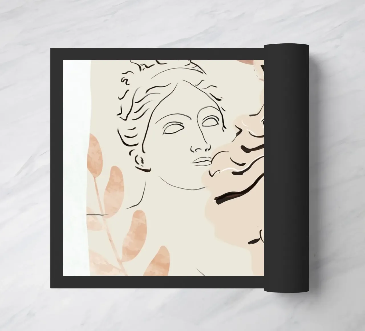 Busto astratto 3 zerbino da LeaDArt