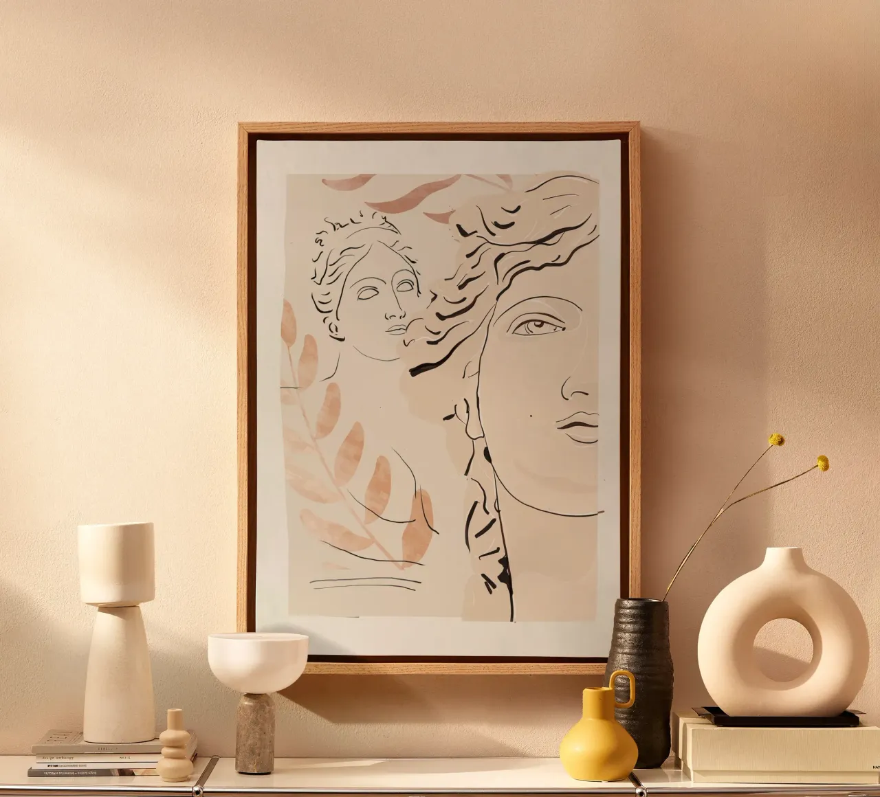 Abstract Bust 3 canvas by LeaDArt