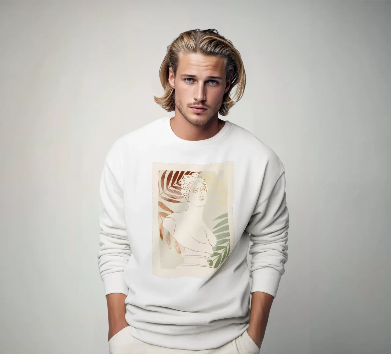 Busto astratto 4 felpa da LeaDArt