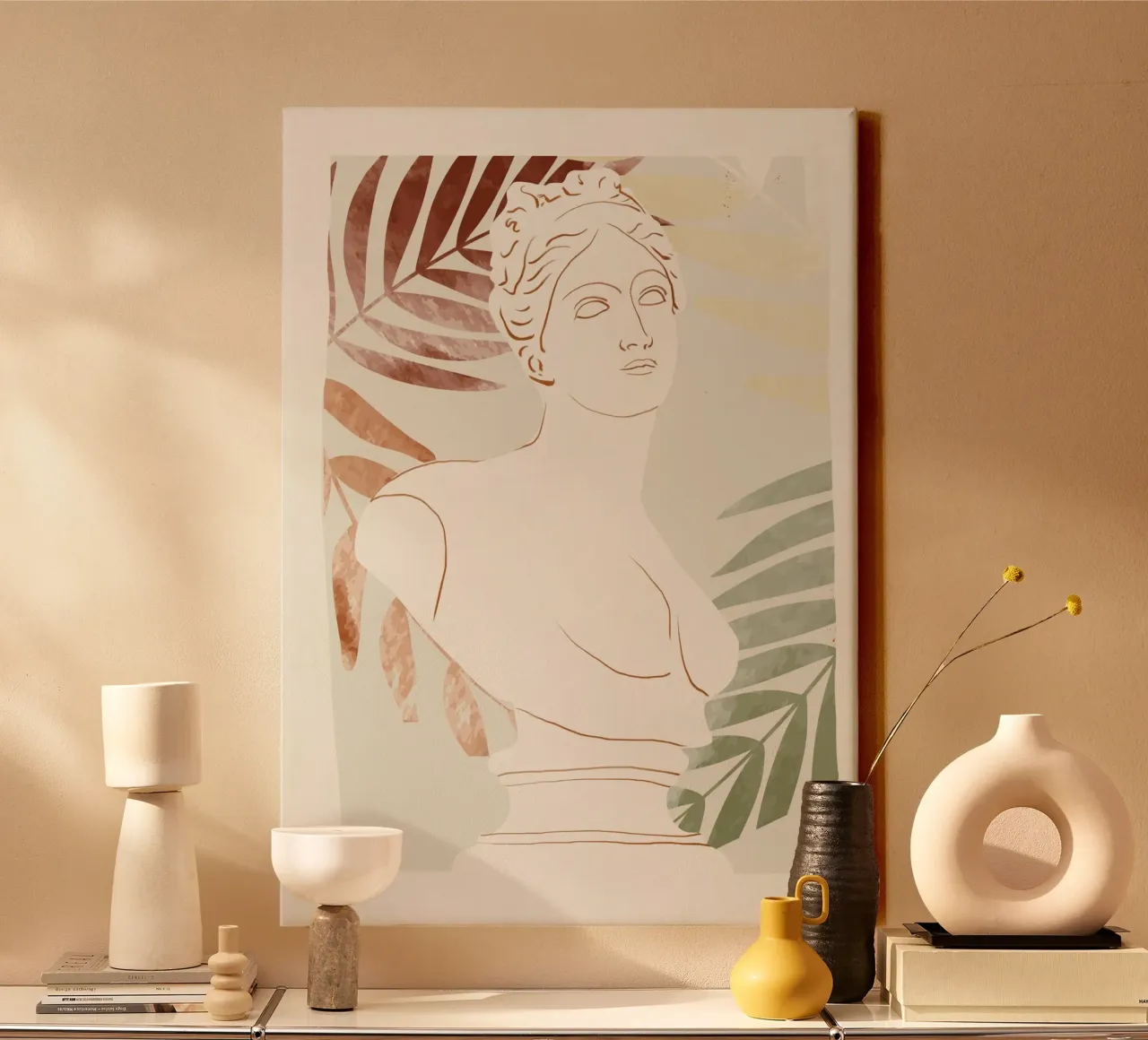 Abstract Bust 4 canvas by LeaDArt