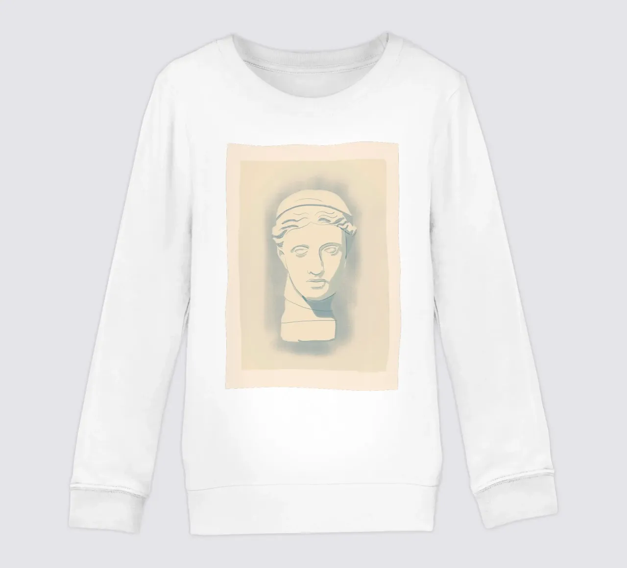 Busto minimalista 9 felpa bambino da LeaDArt
