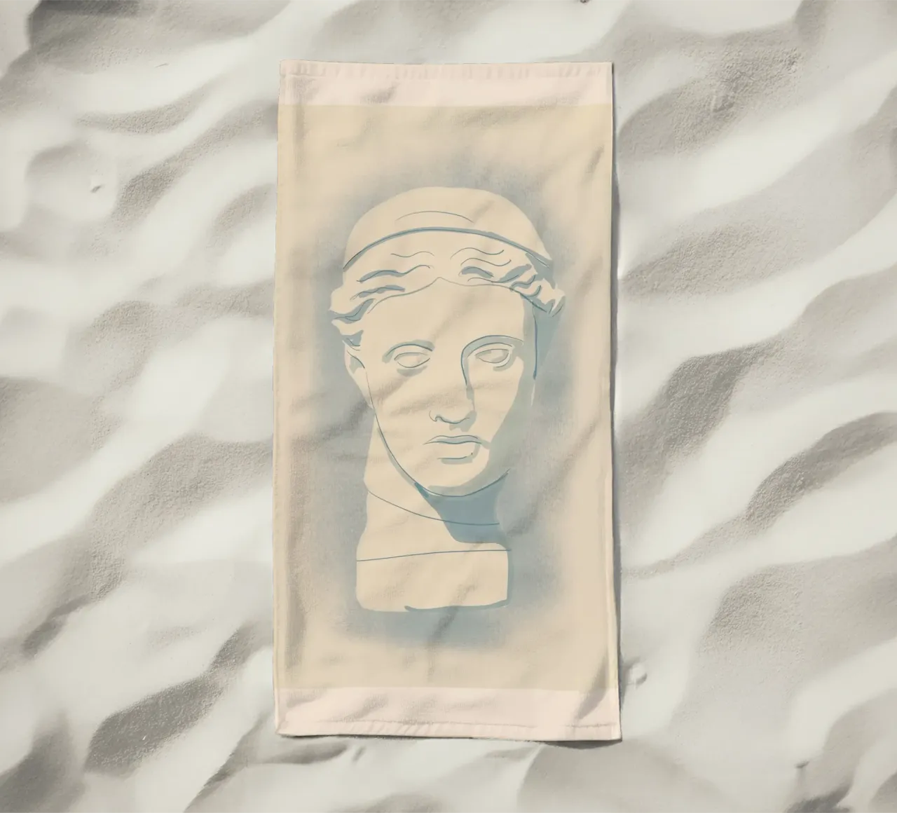 Busto minimalista 9 telo mare da LeaDArt
