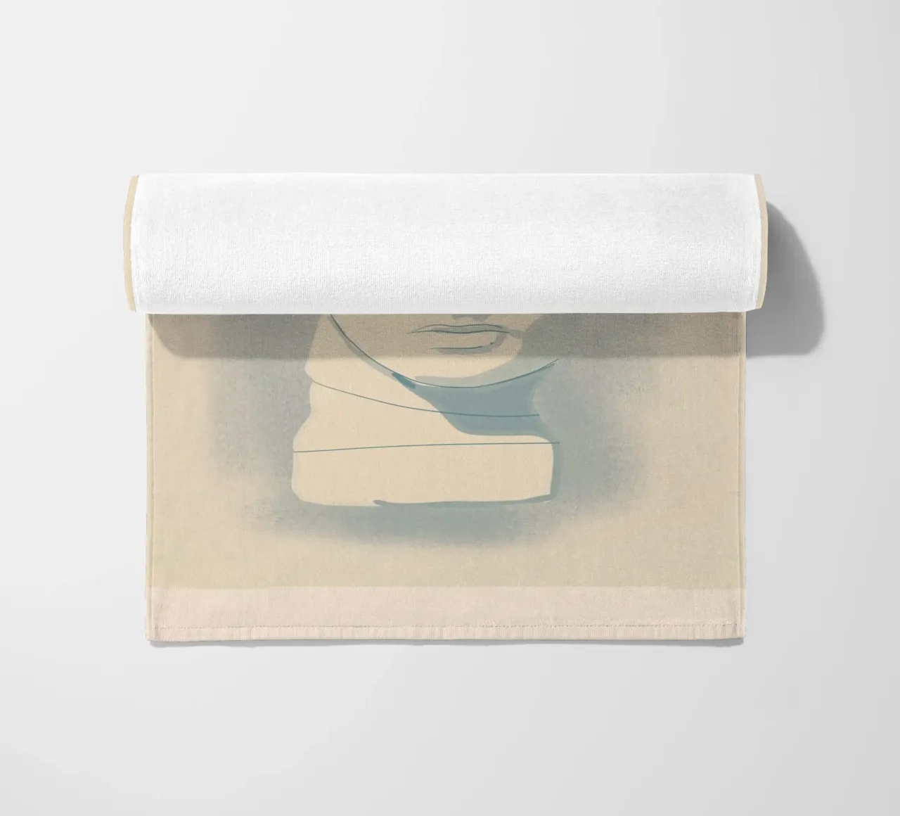 Busto minimalista 9 telo mare da LeaDArt