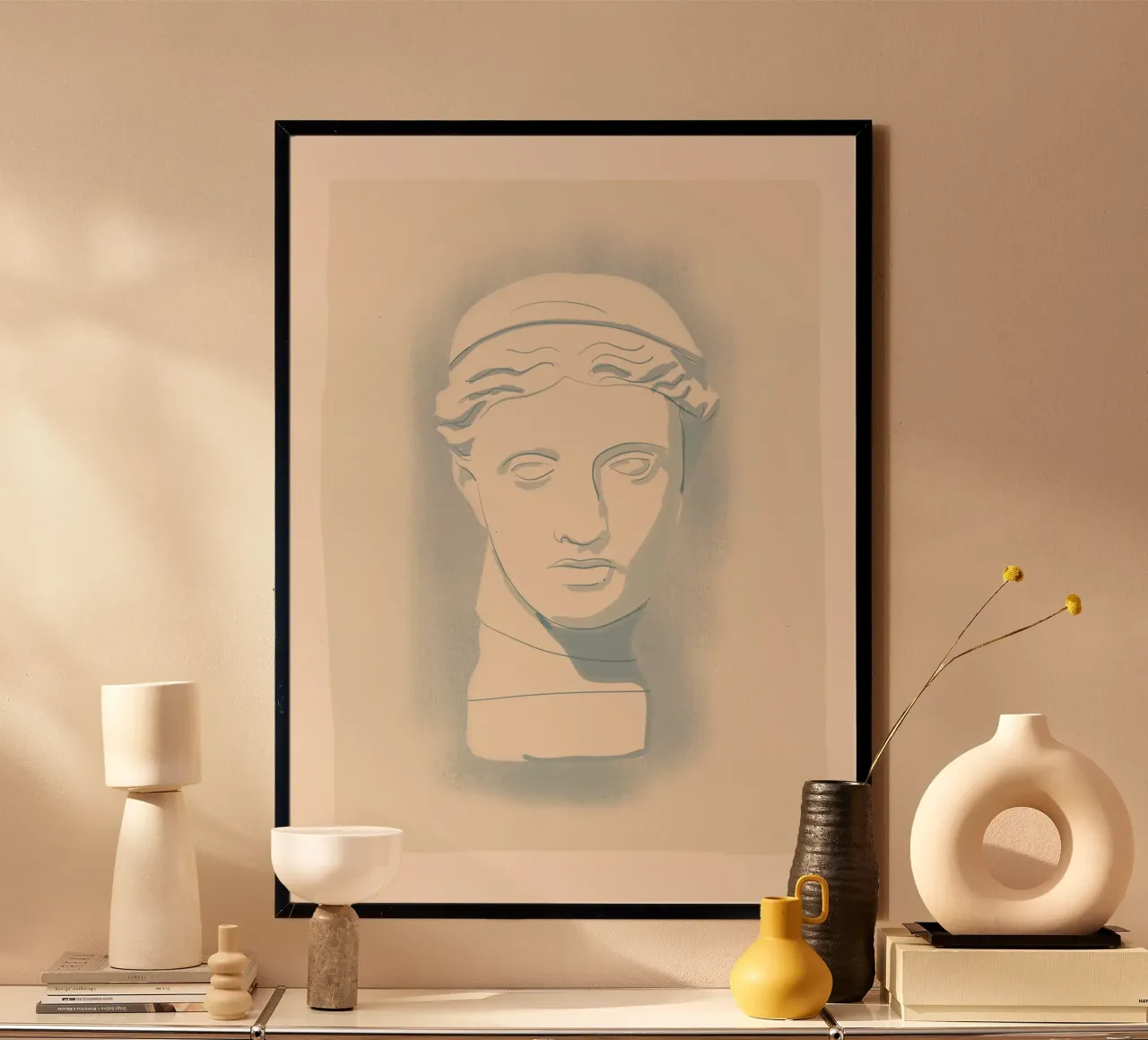 Minimalist Bust 9 hahnemühle by LeaDArt