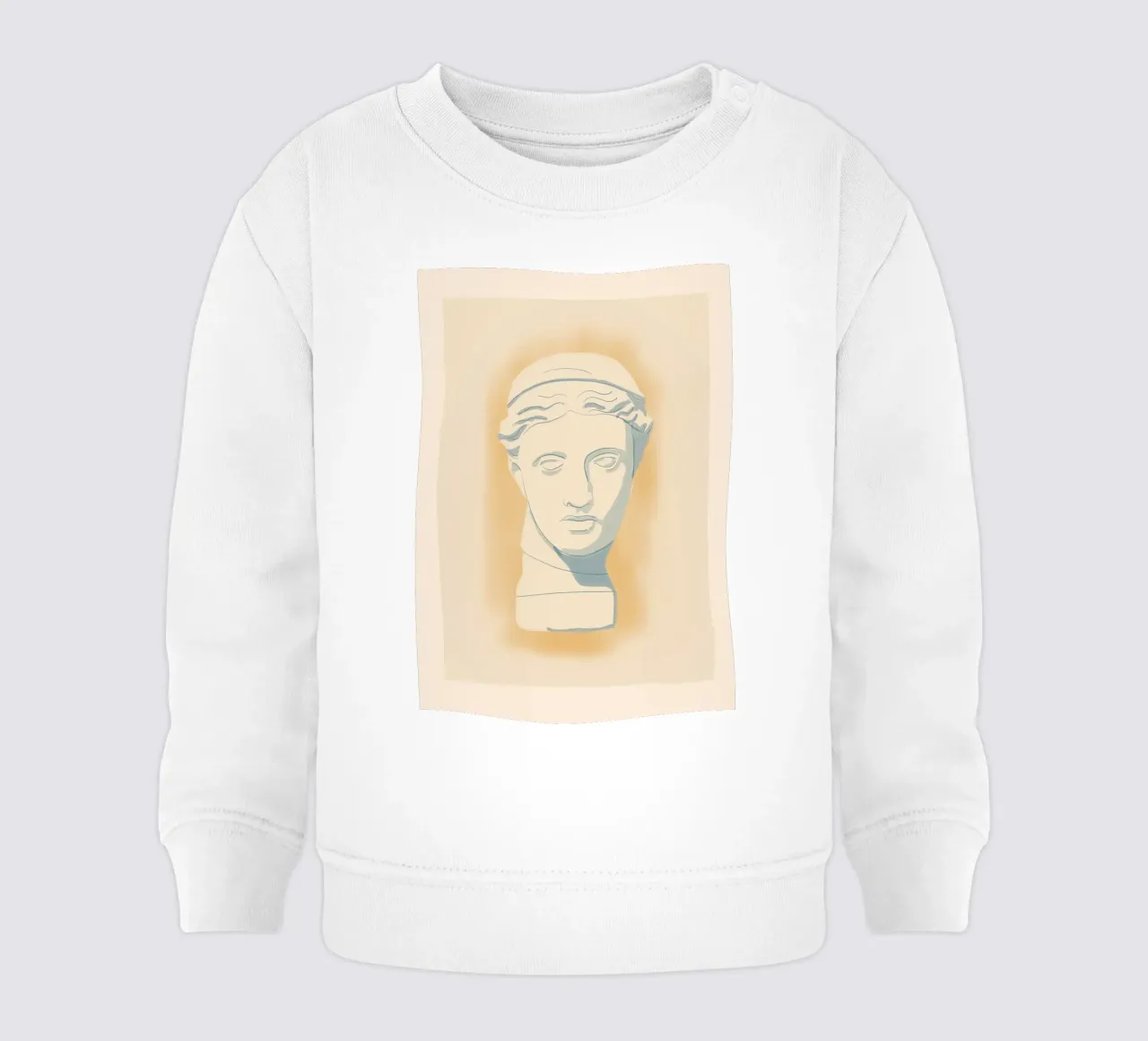 Busto minimalista 10 felpa neonato da LeaDArt