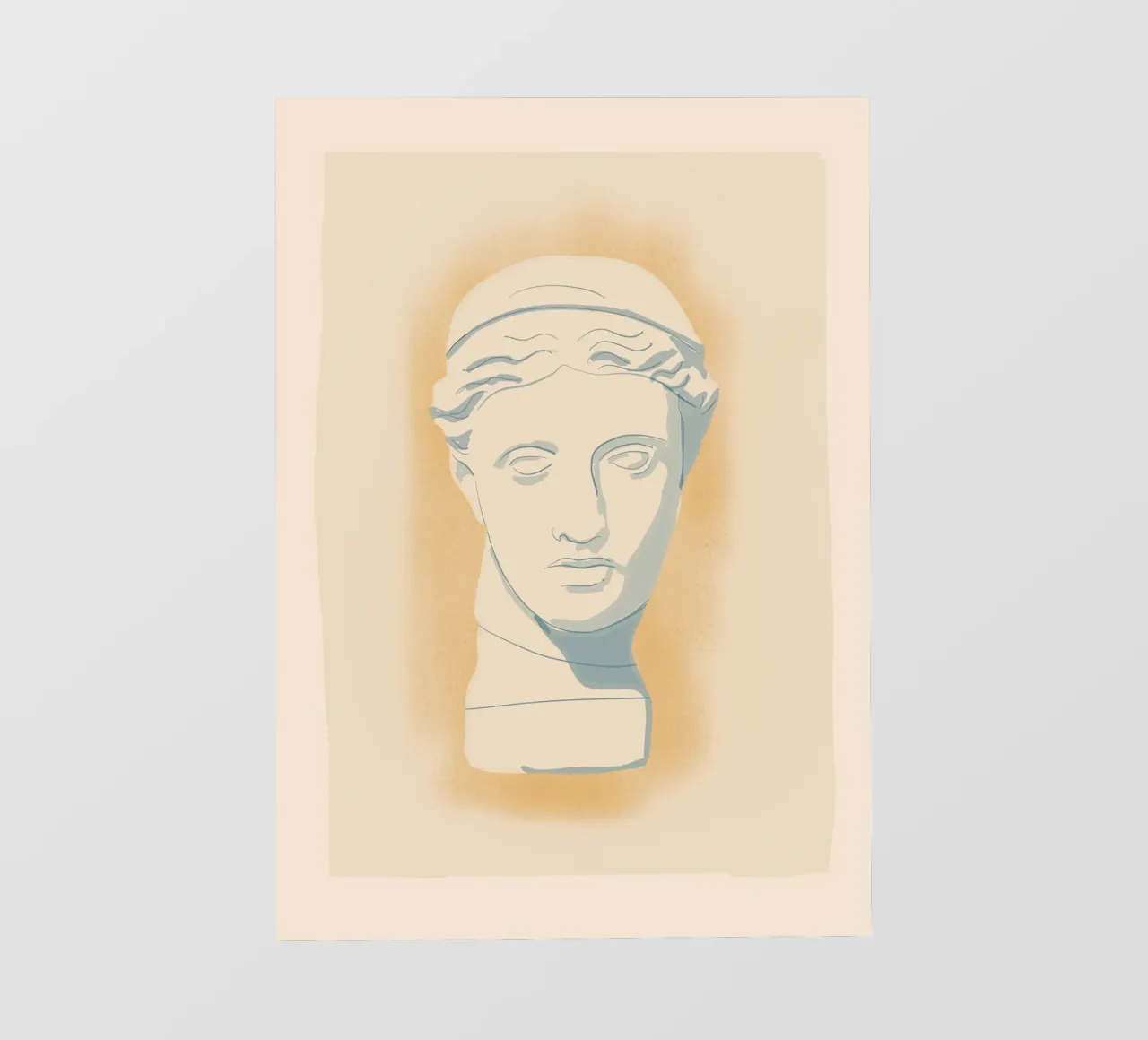 Busto minimalista 10 telo in pvc da LeaDArt