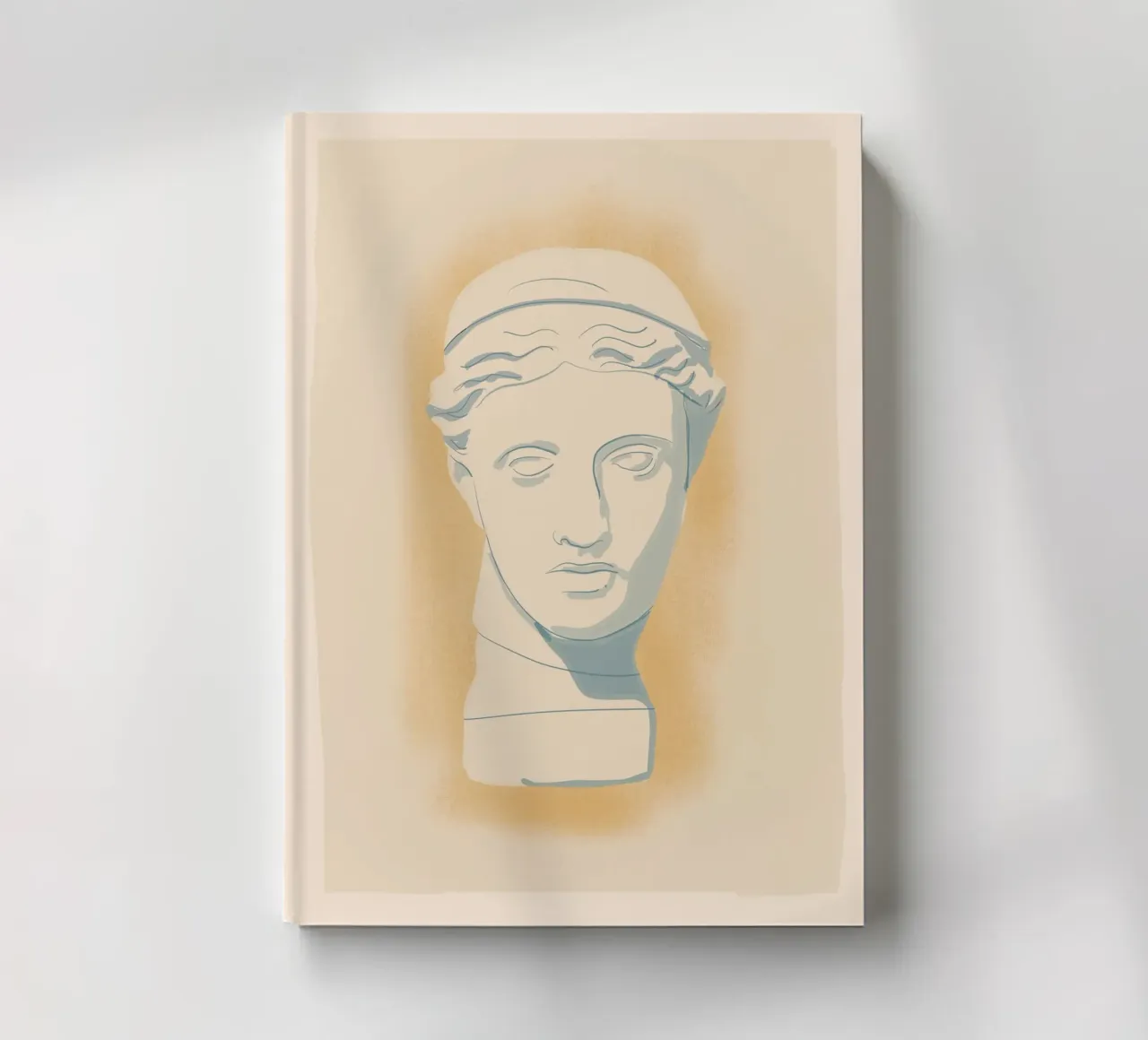 Minimalist Bust 10 notebook by LeaDArt