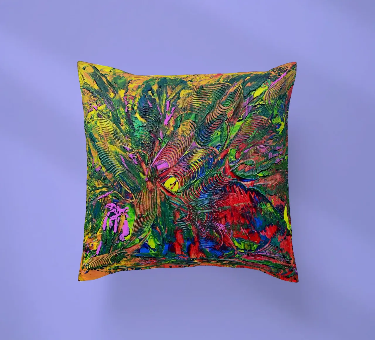 AUTUMN SET cuscino da Thierry Vobmann Abstract painting