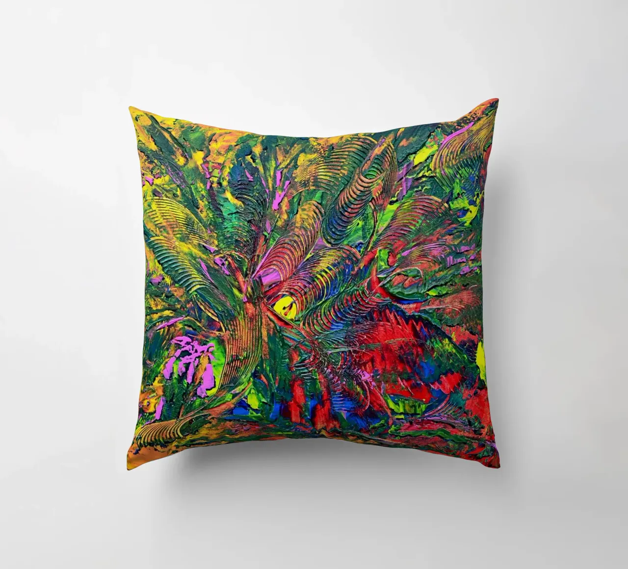 AUTUMN SET cuscino da Thierry Vobmann Abstract painting