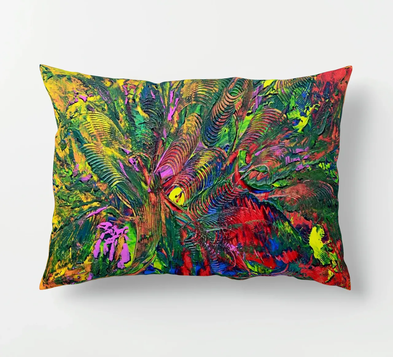 AUTUMN SET cuscino da Thierry Vobmann Abstract painting