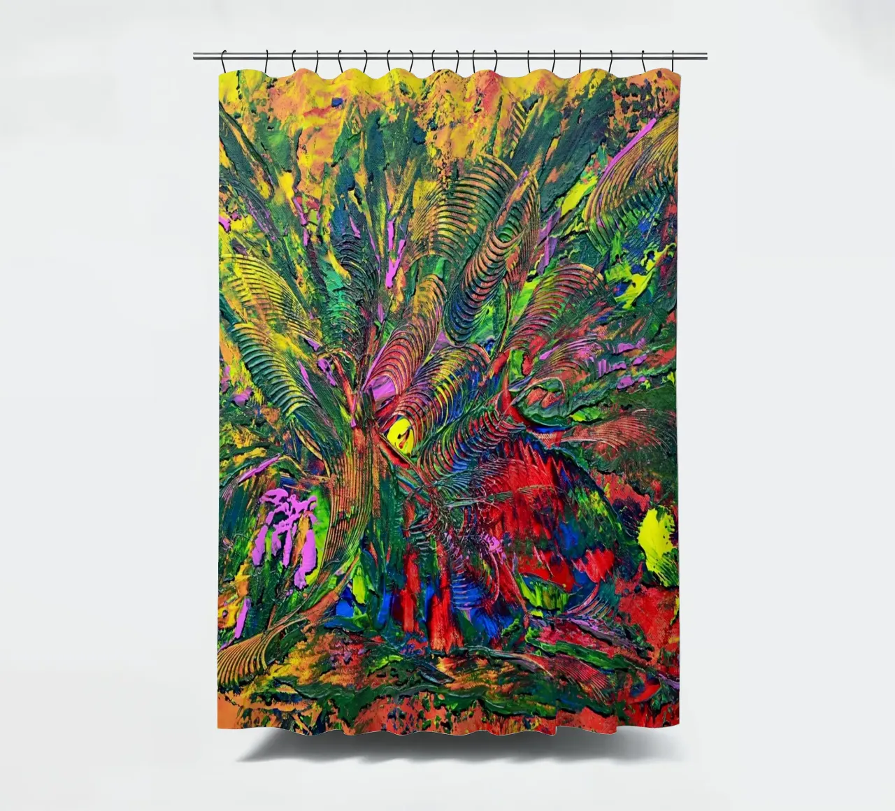AUTUMN SET tenda da doccia da Thierry Vobmann Abstract painting