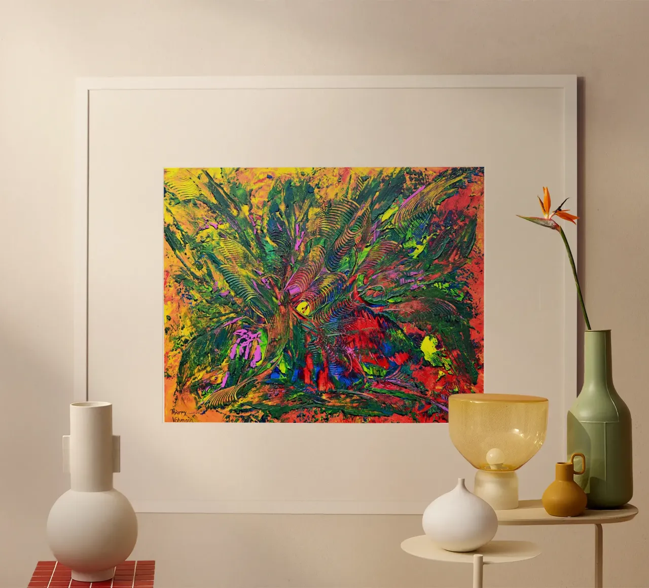 AUTUMN SET carta hahnemühle da Thierry Vobmann Abstract painting
