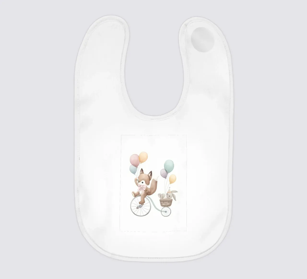Cycling enthusiasts baby bib by Manhmai