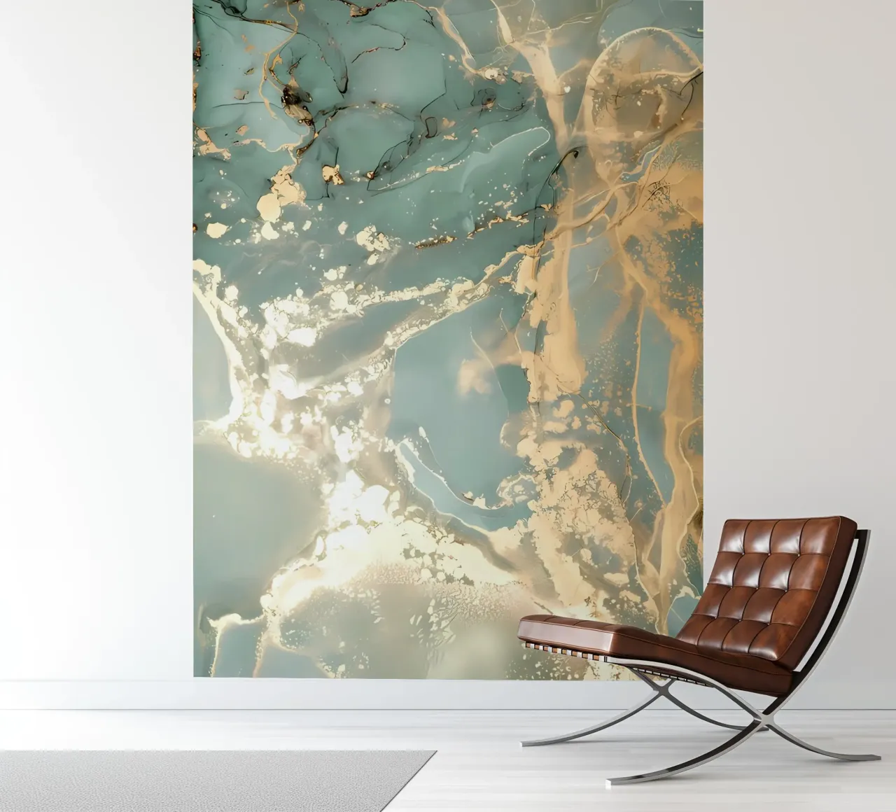 Abstract Green Marble No1 photo wallpaper by mitaco