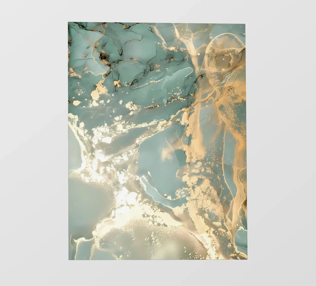 Abstract Green Marble No1 photo wallpaper by mitaco